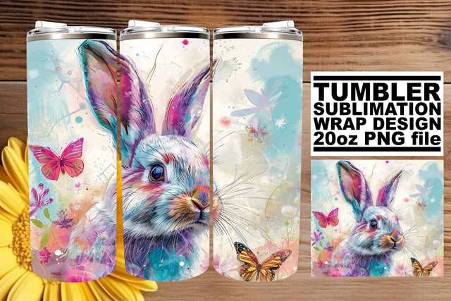Charming Springtime Bunny-themed Prints Sublimation afrosvg 