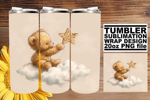 Charming Watercolor Kids Tumbler - Nursery Adventure Stories Sublimation afrosvg 