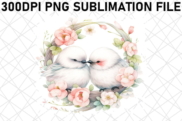 Charming Whimsy: Bird Sublimation Patterns Sublimation afrosvg 