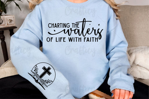Charting the waters of life with faith Sleeve SVG Design SVG Designangry 