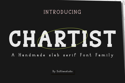 Chartist Font Sulthan studio 