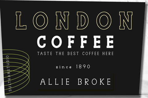 Chartist Font Sulthan studio 