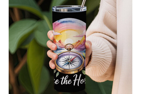 Chase the Horizon 20oz Tumbler Wrap Sublimation DesignSVG 