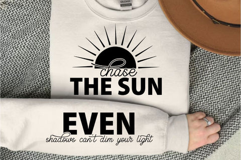 Chase The Sun Sleeve SVG Design SVG Regulrcrative 