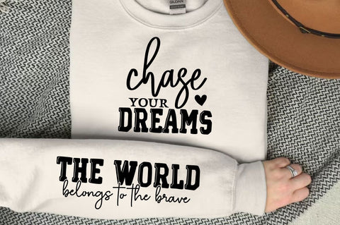 Chase Your Dreams Sleeve SVG Design SVG Regulrcrative 