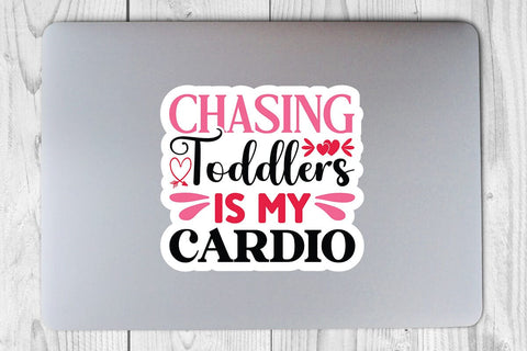 Chasing toddlers is my cardio SVG Angelina750 