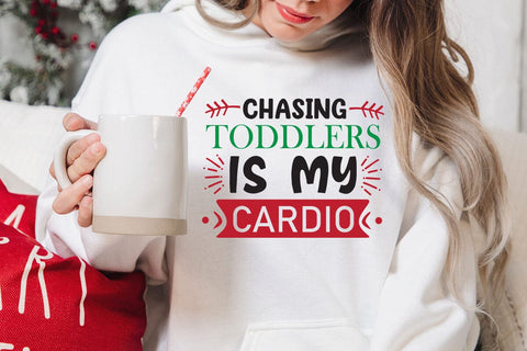 Chasing toddlers is my cardio SVG Angelina750 