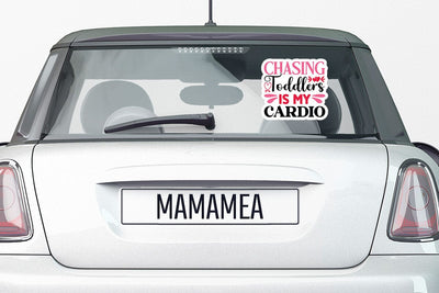 Chasing toddlers is my cardio SVG Angelina750 