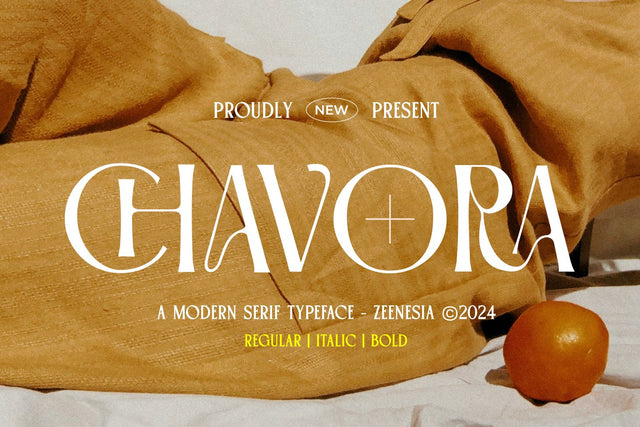 Chavora Font Zeenesia Std 