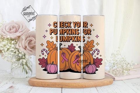 Check Your Pumpkins Tumbler Wrap Sublimation sassyprint 