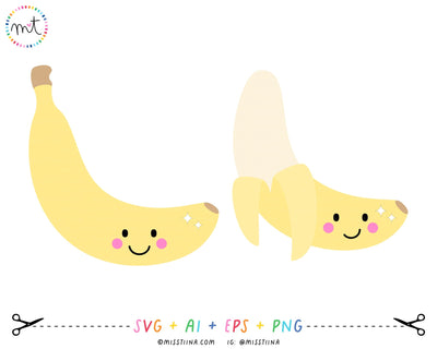 Cheeky Bananas SVG SVG Miss Tiina 
