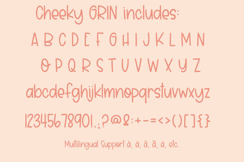 Cheeky Grin, Cute Handwritten Font for Cricut Font Designing Digitals 