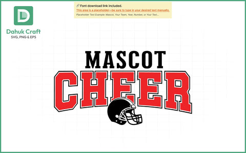 Cheer Coach SVG – Mascot Spirit Logo SVG PNG & EPS V 1 SVG dahukdesign 