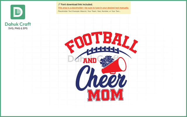 Cheer Coach SVG – Mascot Spirit Logo SVG PNG & EPS V 2 SVG dahukdesign 