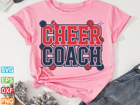 Cheer Coach SVG PNG, Cheerleader Svg SVG Creativeart88 