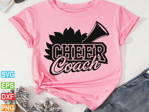 Cheer Coach SVG PNG, Cheerleader Svg SVG Creativeart88 