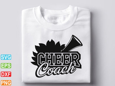 Cheer Coach SVG PNG, Cheerleader Svg SVG Creativeart88 