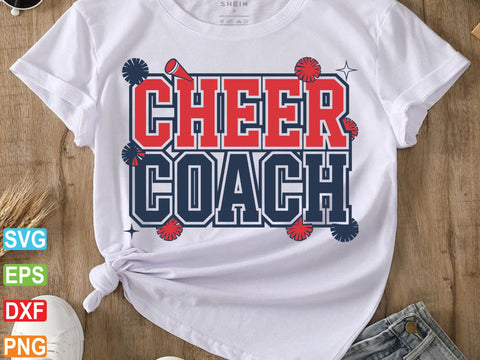 Cheer Coach SVG PNG, Cheerleader Svg SVG Creativeart88 
