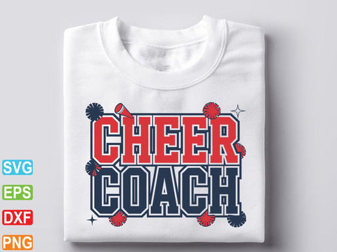 Cheer Coach SVG PNG, Cheerleader Svg SVG Creativeart88 