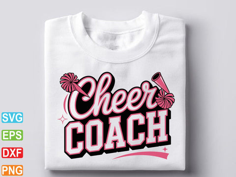 Cheer Coach SVG PNG, Cheerleader Svg SVG Creativeart88 