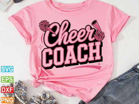Cheer Coach SVG PNG, Cheerleader Svg SVG Creativeart88 