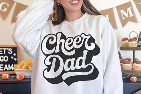 Cheer Dad SVG, Team Spirit File, Cheerleader Mom svg SVG DesignDestine 