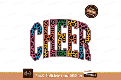 Cheer Design Animal Print Sublimation Png Sublimation Designangry 