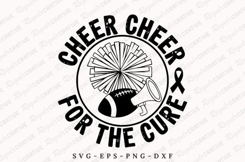 Cheer For The Cure Bows SVG Design SVG Regulrcrative 