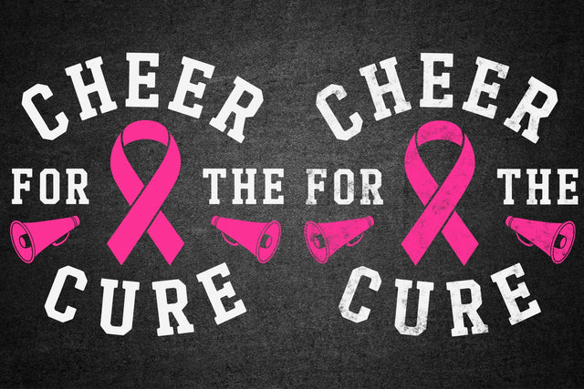 Cheer For The Cure SVG, Breast Cancer Awareness, Cheerleading Svg SVG DesignDestine 