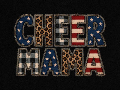 Cheer Mama PNG Patriotic Sports Art SVG artprintfile 