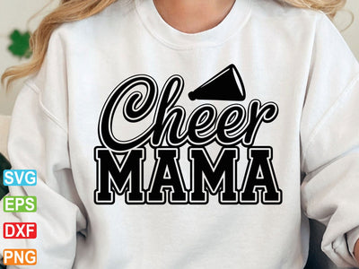 Cheer Mama SVG, Cheerleading Cut File (Digital Download) SVG Creativeart88 