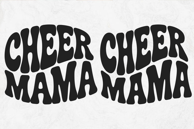 Cheer Mama SVG, Retro Cheerleader Design SVG DesignDestine 