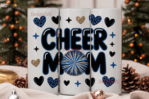 Cheer Mom 20oz Tumbler Design Sublimation DesignSVG 