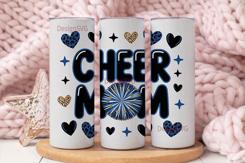 Cheer Mom 20oz Tumbler Design Sublimation DesignSVG 