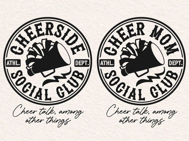 Cheer Mom And Cheerside Social Club Cheer Mom Design SVG DesignDestine 