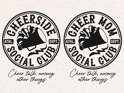 Cheer Mom And Cheerside Social Club Cheer Mom Design SVG DesignDestine 