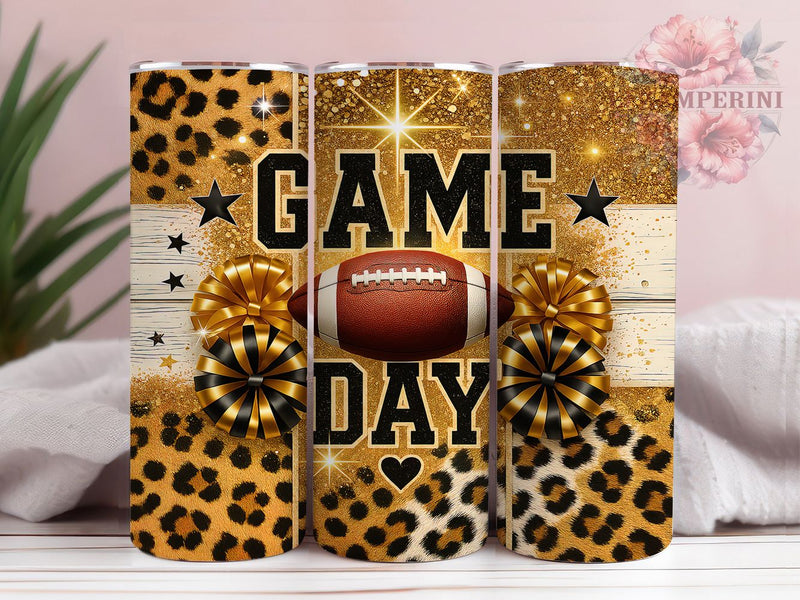 Cheer Mom Game Day Tumbler Wrap, Football Cheer Tumbler, Cheer Mom Tumbler, 20oz Tumbler Sublimation, School Spirit Wrap, Cheerleader PNG, Tailgate Drink Wrap Sublimation Li Zamperini 
