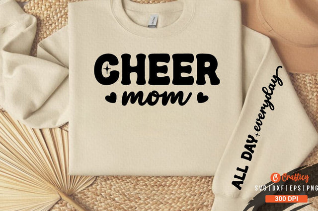 Cheer mom Sleeve Svg Design SVG Designangry 