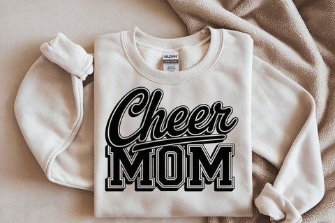Cheer Mom SVG: Cheerleading Shirt Design, Cricut & Silhouette SVG DesignDestine 