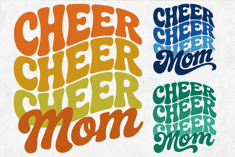 Cheer Mom Svg, Hippie Font, Cricut Silhouette Cut Files SVG DesignDestine 
