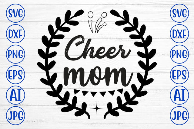 Cheer Mom SVG SVG Syaman 
