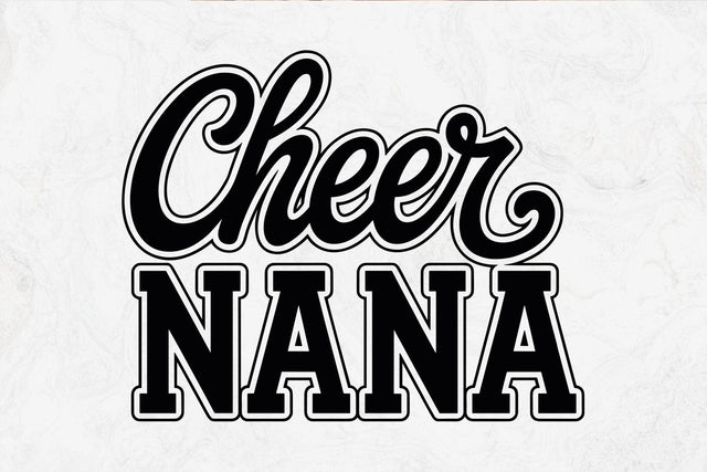 Cheer Nana, cheer coach svg, cheerleader svg, coach svg SVG DesignDestine 