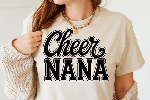 Cheer Nana, cheer coach svg, cheerleader svg, coach svg SVG DesignDestine 