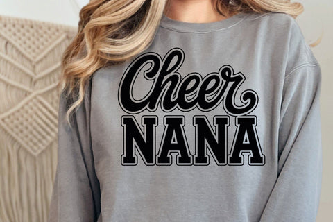Cheer Nana, cheer coach svg, cheerleader svg, coach svg SVG DesignDestine 
