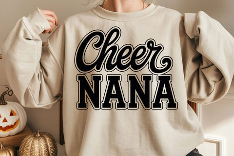 Cheer Nana, cheer coach svg, cheerleader svg, coach svg SVG DesignDestine 