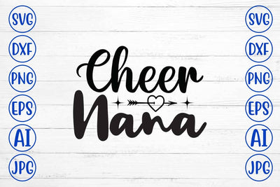 Cheer Nana SVG C SVG Cut Fileut File SVG Syaman 