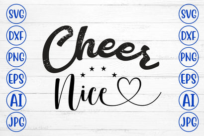 Cheer Nice SVG SVG Syaman 