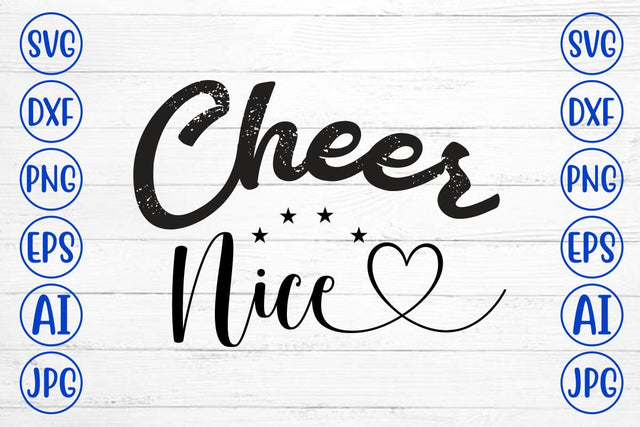 Cheer Nice SVG SVG Syaman 