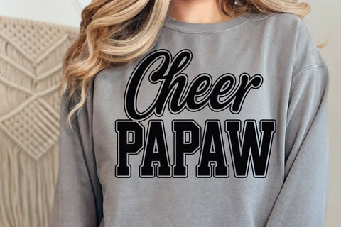Cheer Papaw Svg, Cheer Grandpa Svg, Cheer Dad Svg SVG DesignDestine 
