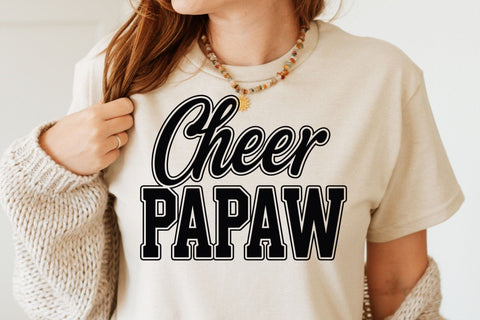 Cheer Papaw Svg, Cheer Grandpa Svg, Cheer Dad Svg SVG DesignDestine 
